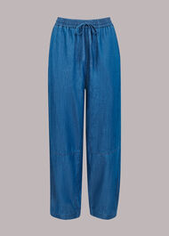 Lucy Chambray Barrel Trouser