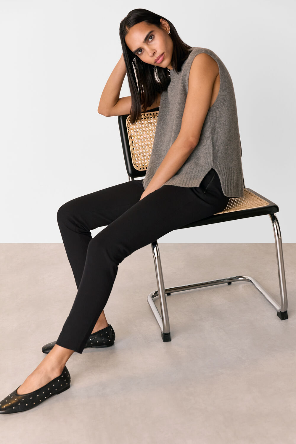 Black Super Stretch Trousers