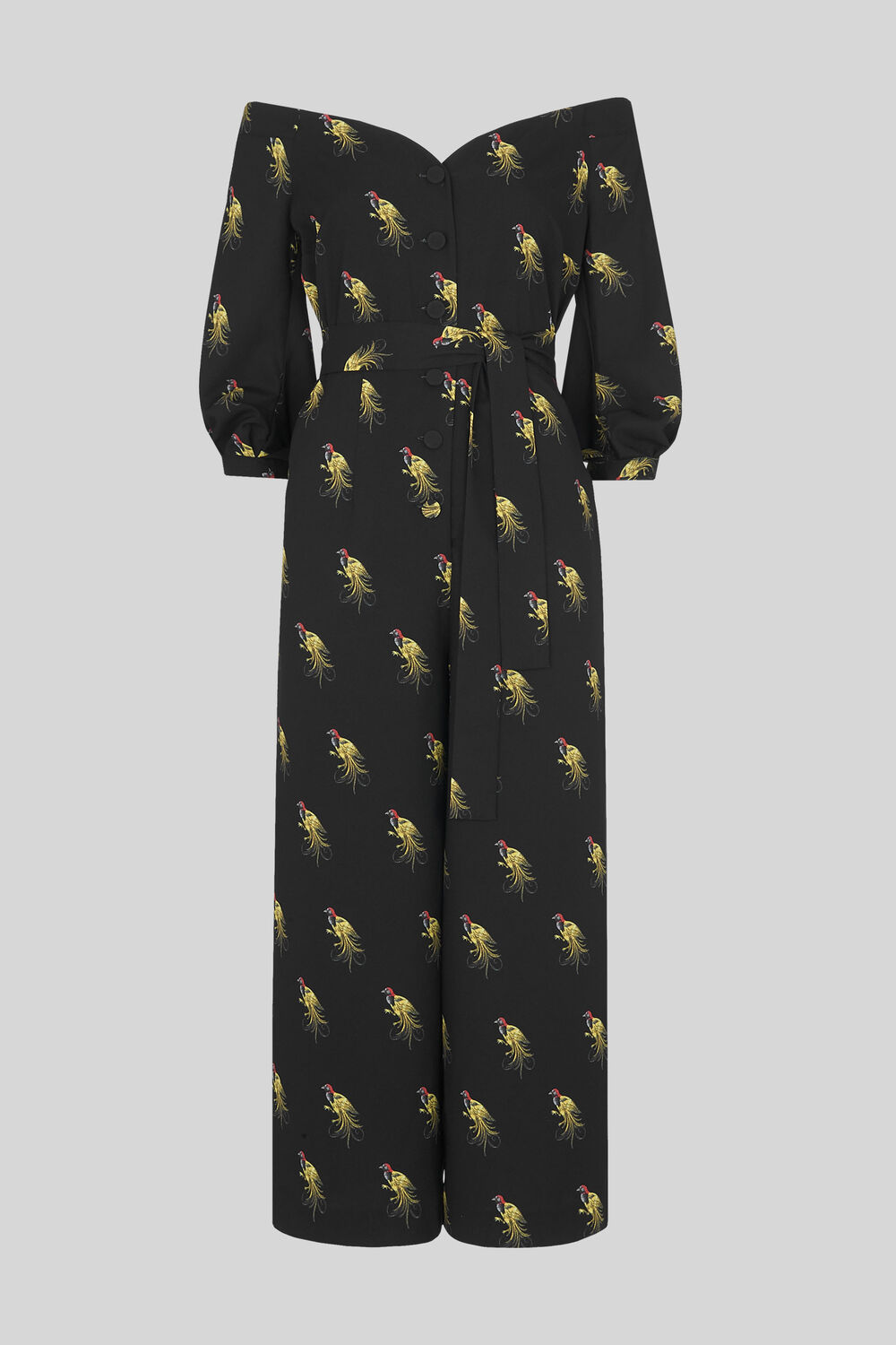 Woodpecker Printed Jumpsuit Black/Multi