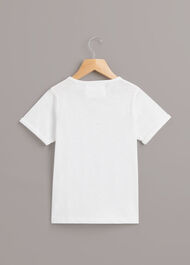 Monster Embroidered T Shirt