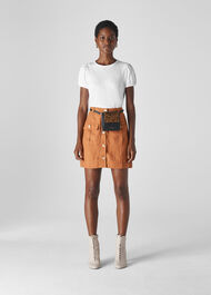Puff Sleeve T-Shirt White