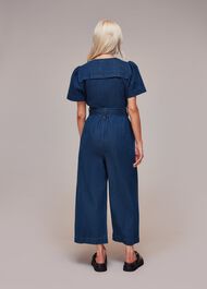 Petite Alana Denim Jumpsuit