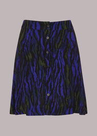 Watercolour Tiger Mini Skirt
