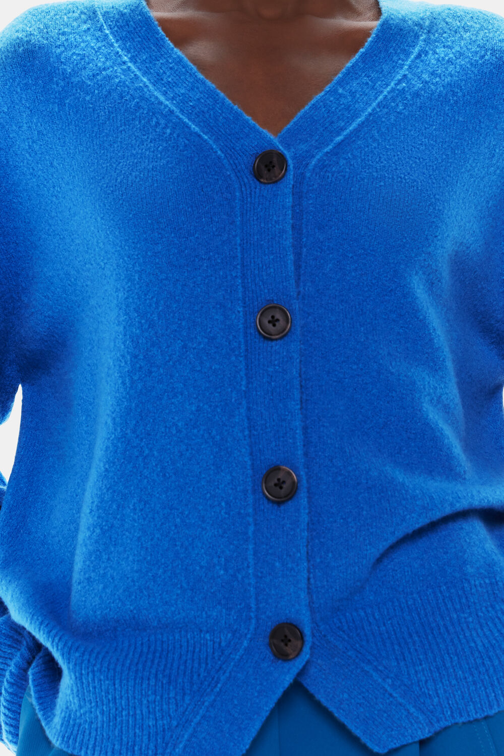 Textured Wool Mix Cardigan