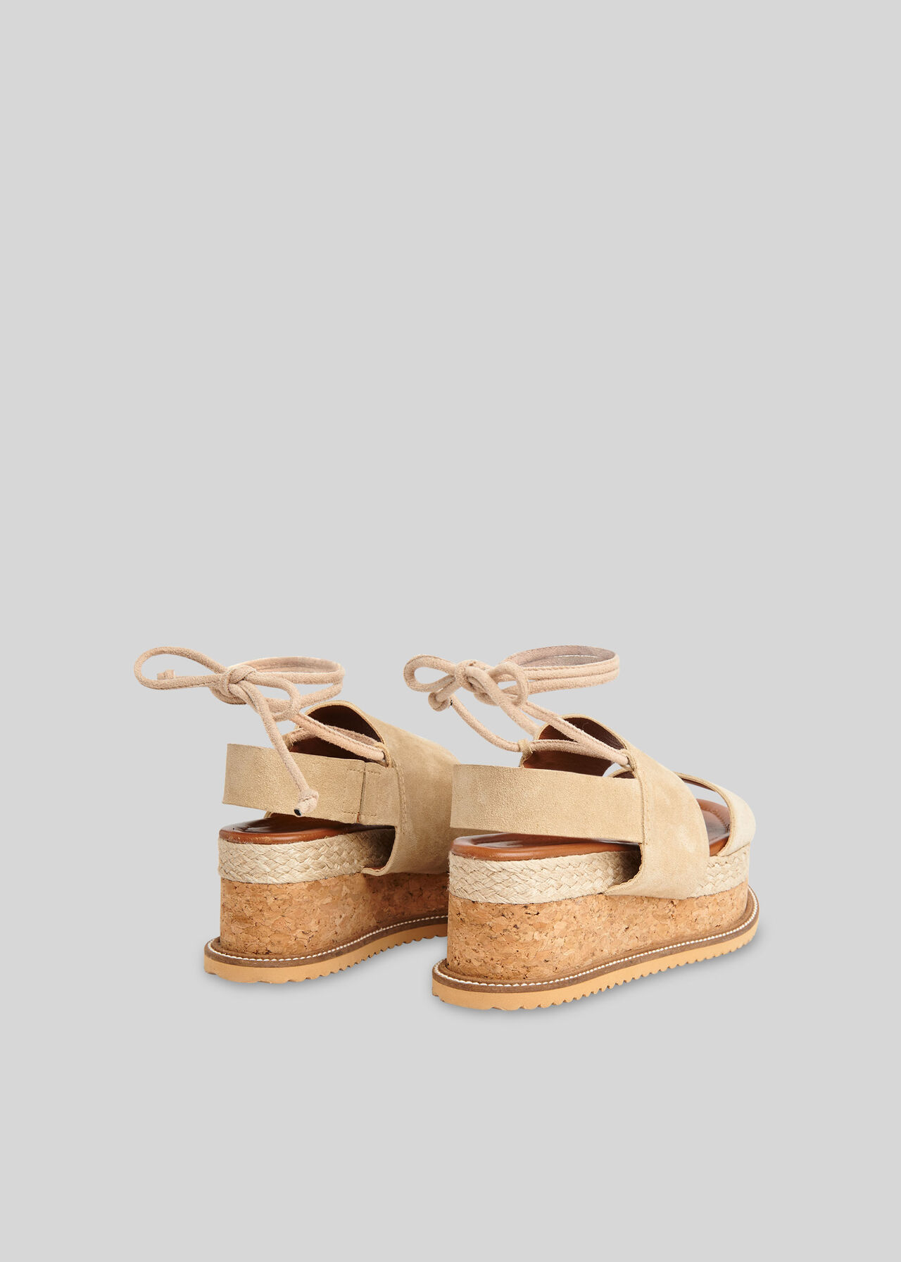 Rae Flatform Sandal Stone