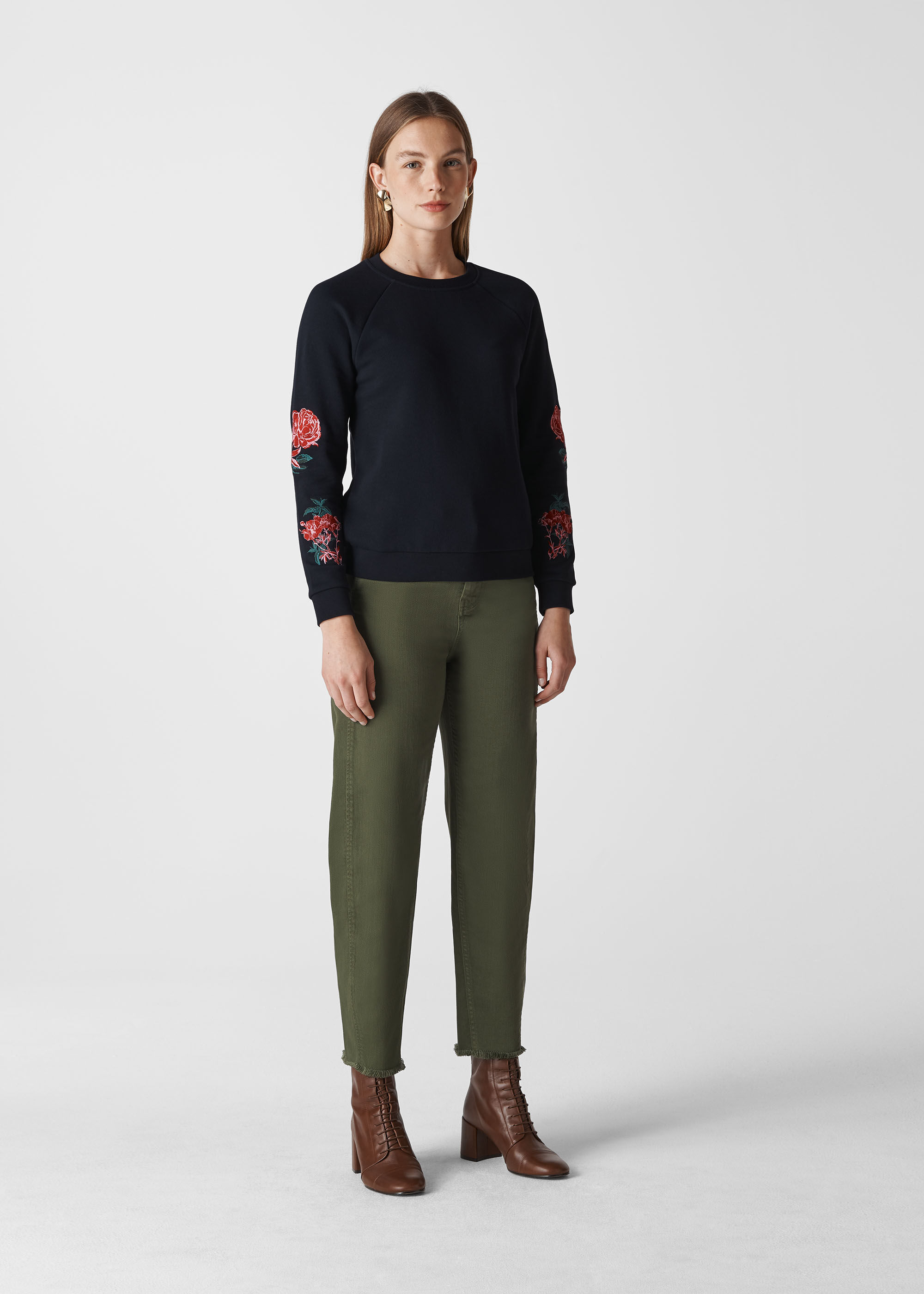 Multicolour Digital Bloom Sweatshirt WHISTLES
