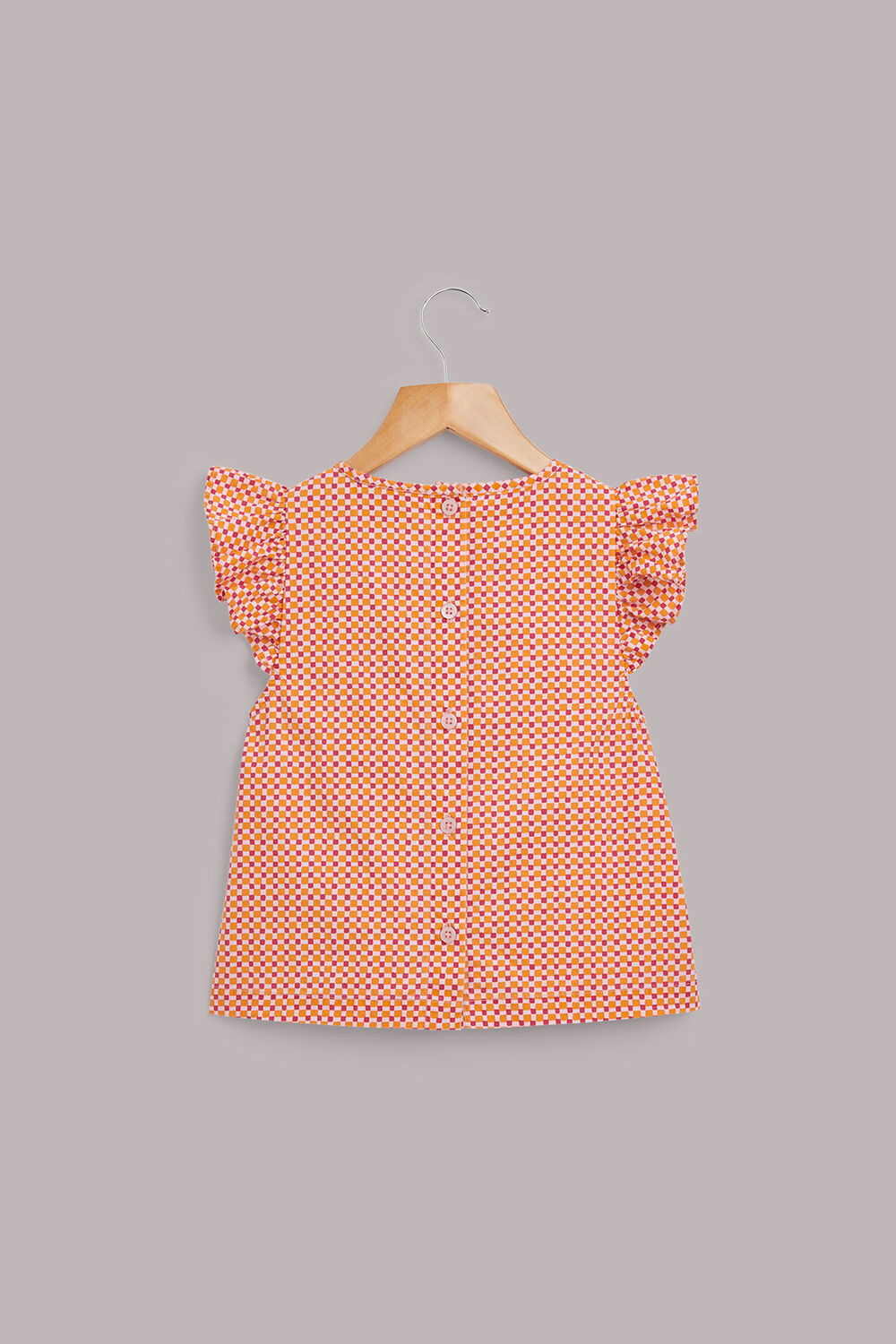 Ditsy Square Ursula Top
