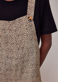 Rita Dashed Leopard Dungarees