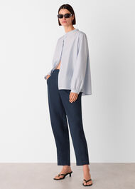 Linen Barrel Trouser