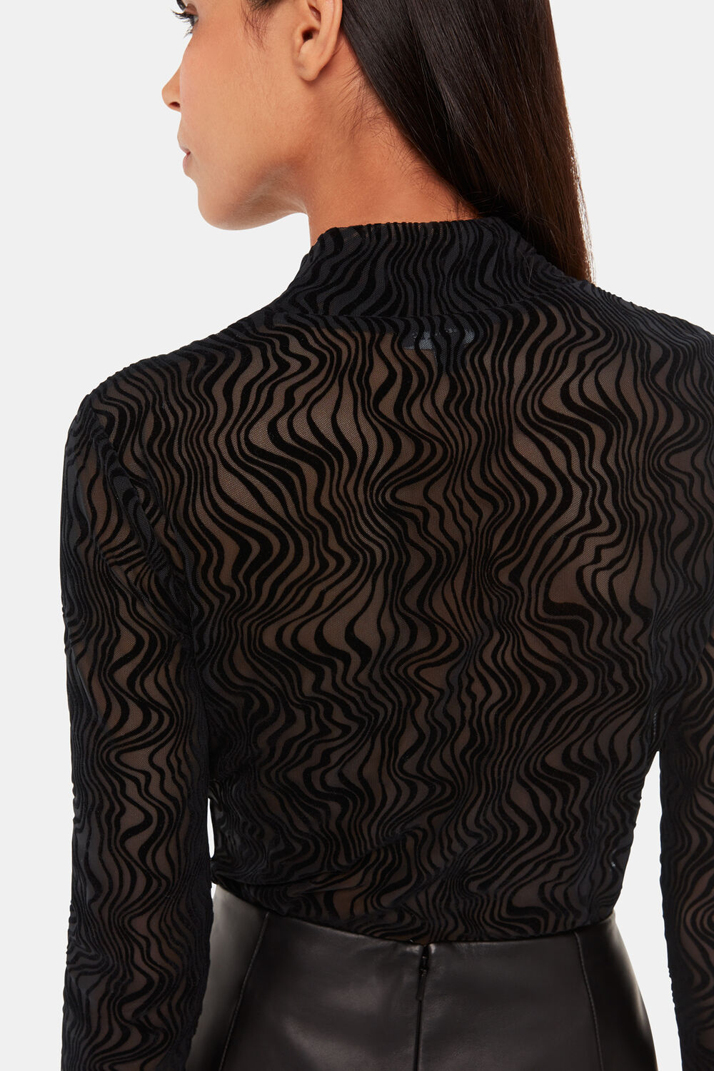 Squiggle Mesh Top