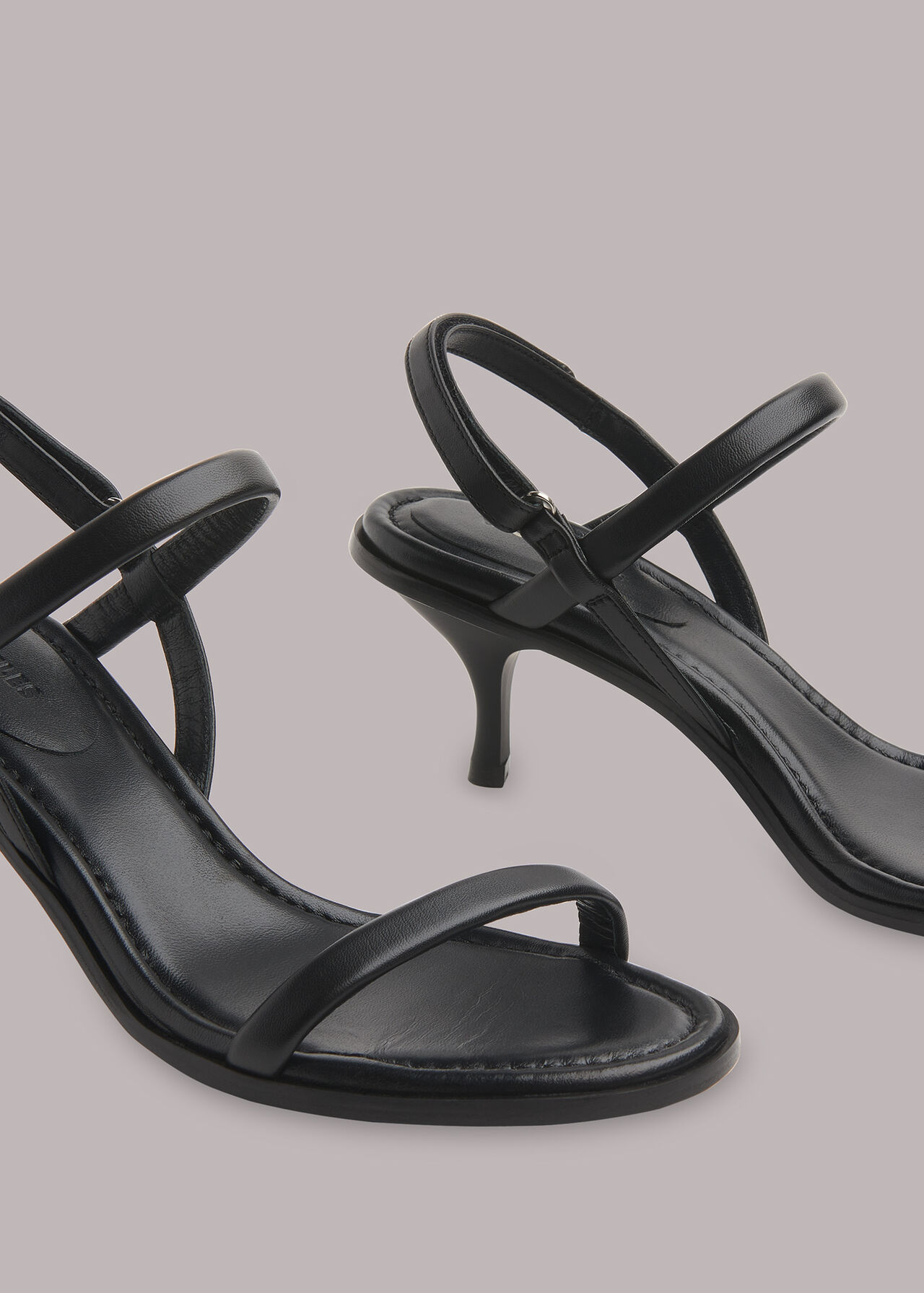 Melany Tubular Heeled Sandal