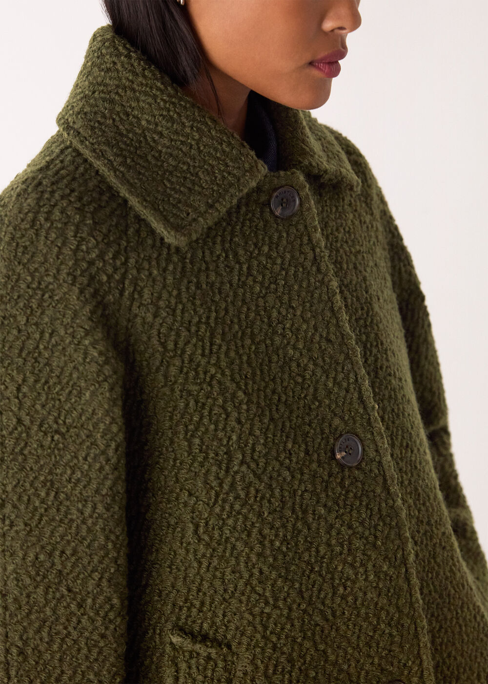 Petite Romy Boucle Coat