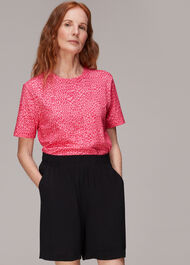 Checkerboard Printed Emily Tee