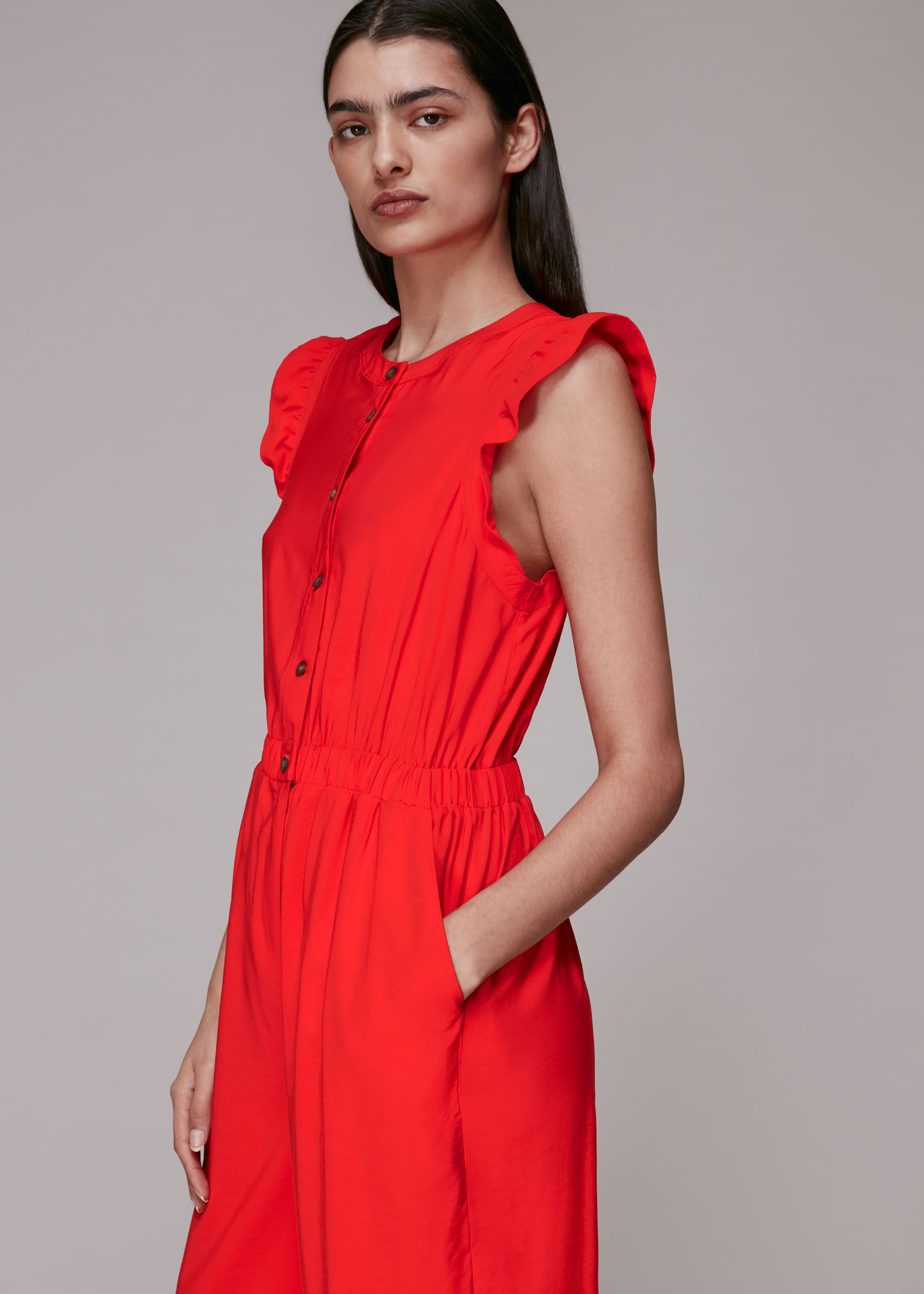 Whistles best sale red jumpsuit