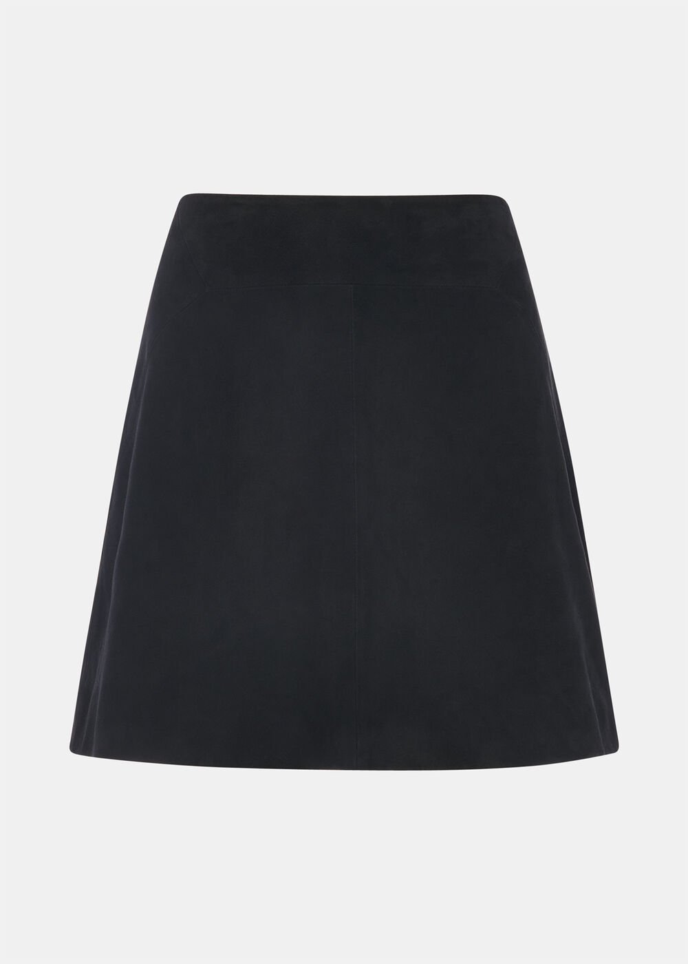 Petite Suede A Line Skirt