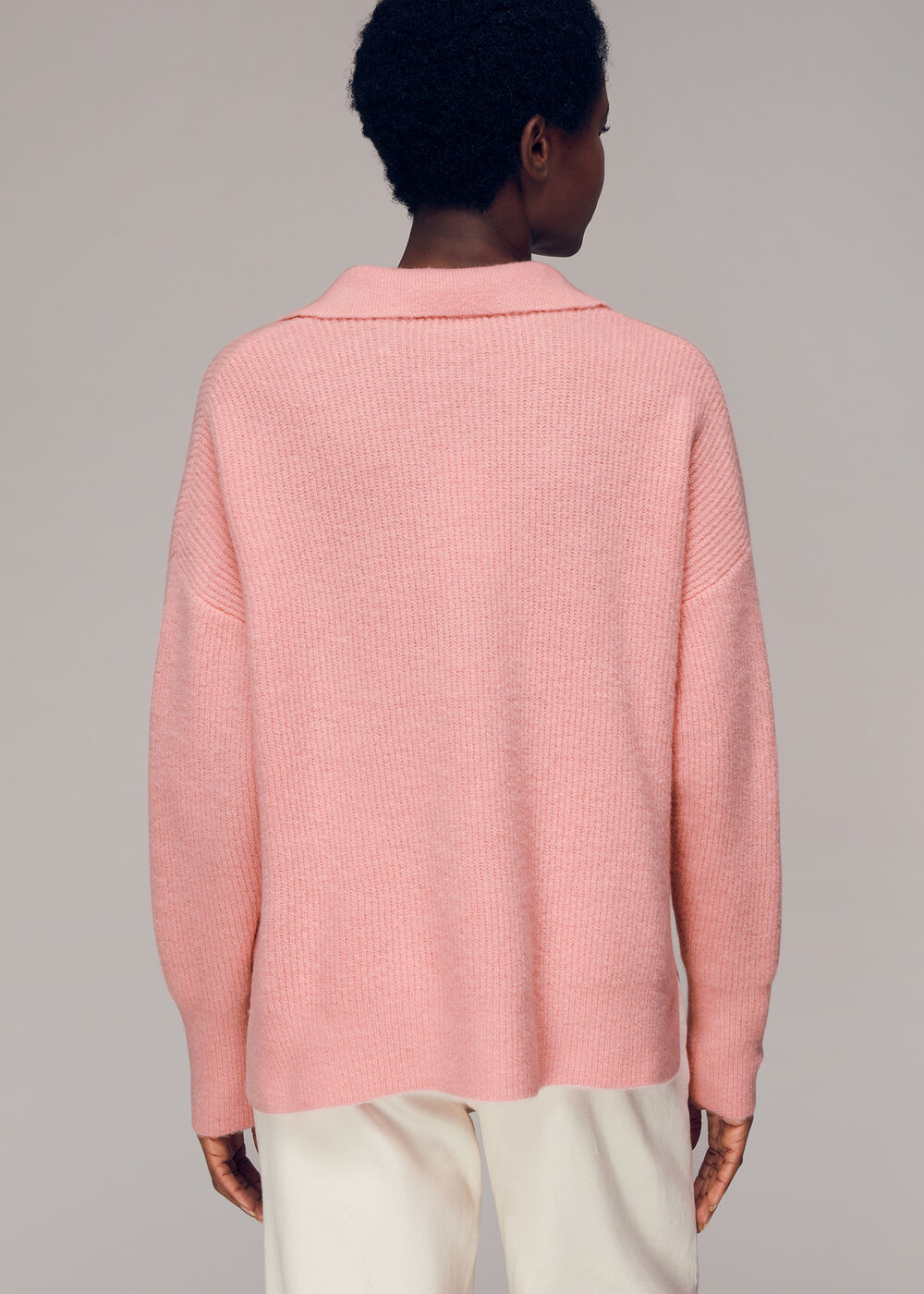 Rib Collar Sweater