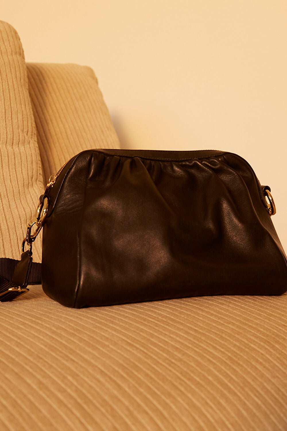 Leonie Gathered Shoulder Bag