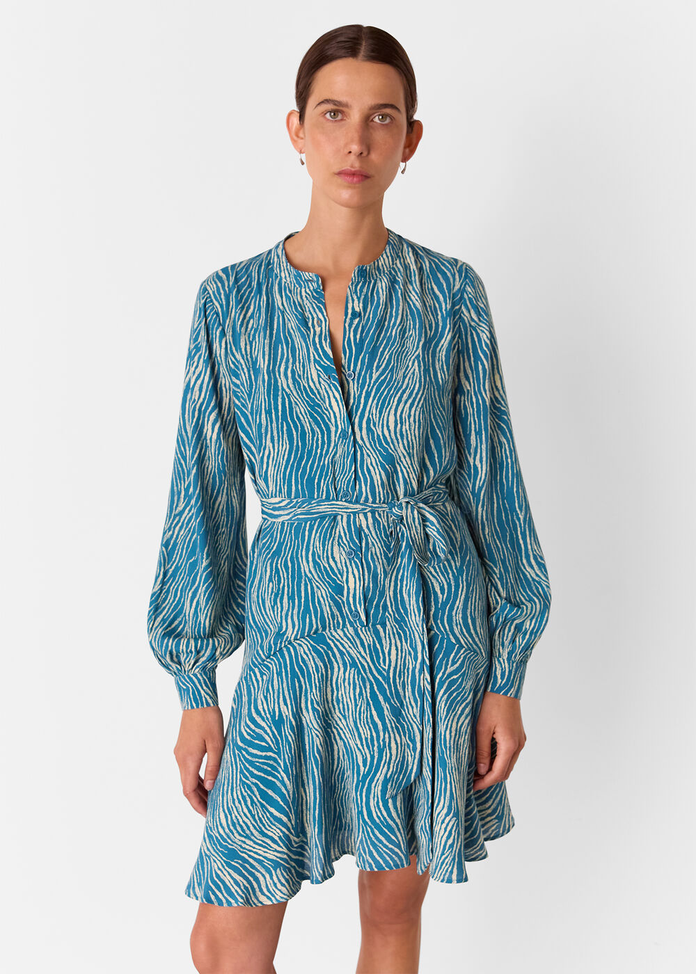 Zebra Flippy Mini Dress