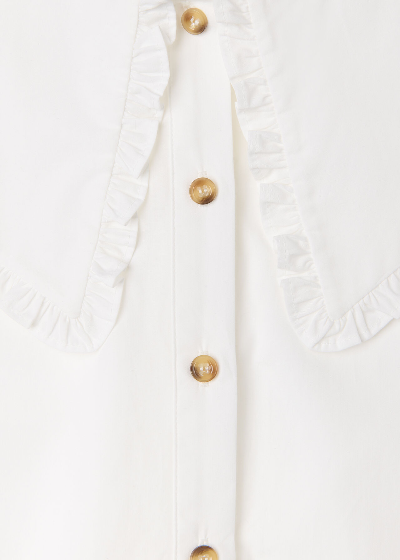 Cotton Collar Detail Top