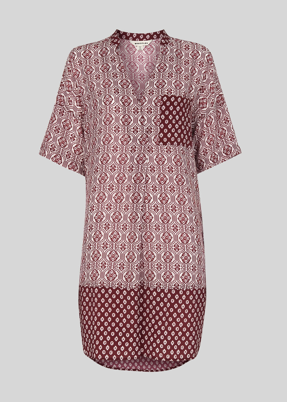Woodblock Print Lea Dress Multicolour