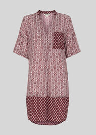 Woodblock Print Lea Dress Multicolour