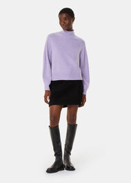 Wool Funnel Neck Knit