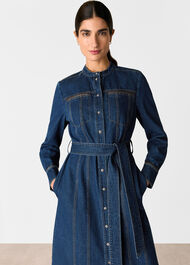Myra Denim Midi Dress
