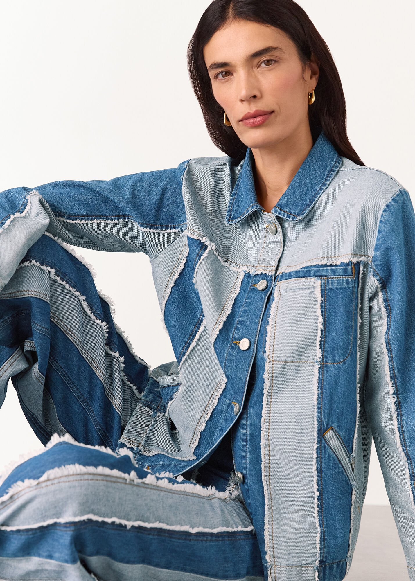 Whistles denim jacket sales