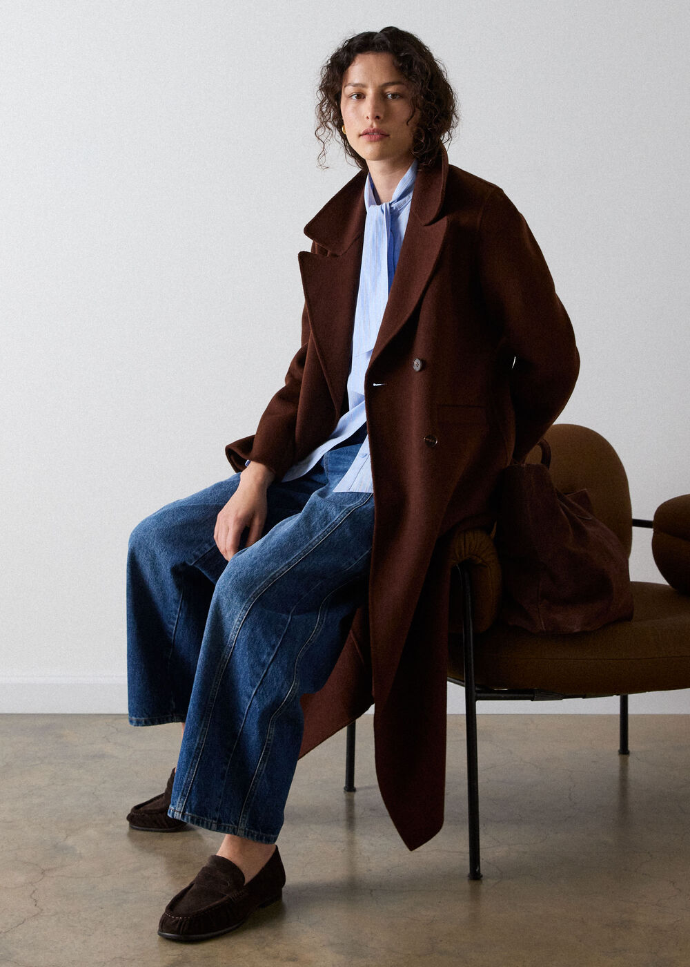 Soft Suede Ruched Loafer