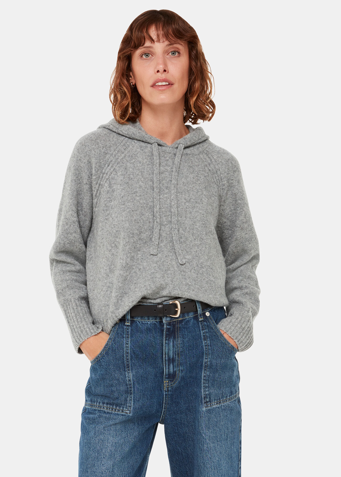 Grey hooded sweater new arrivals