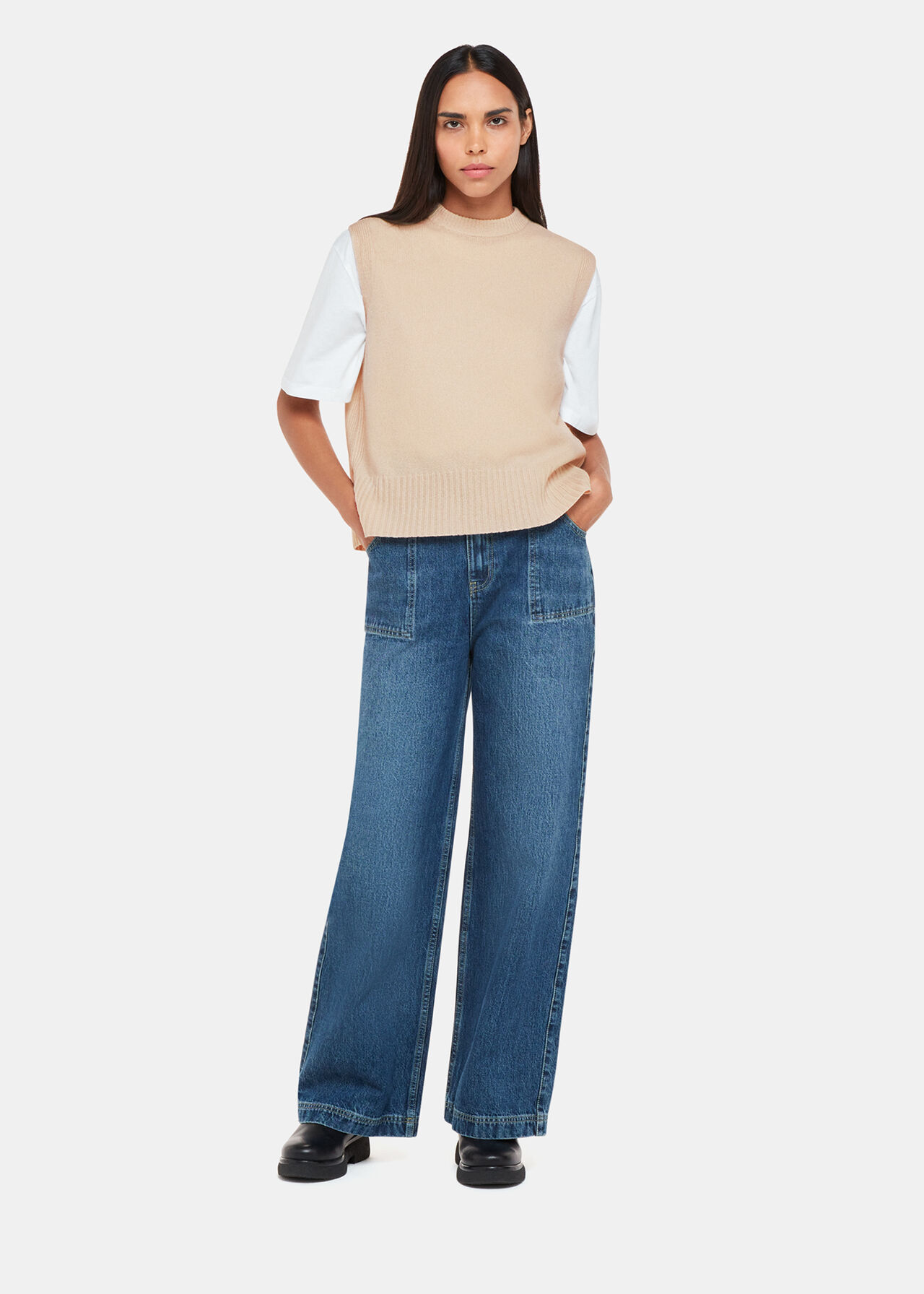 Wool Sleeveless Tank