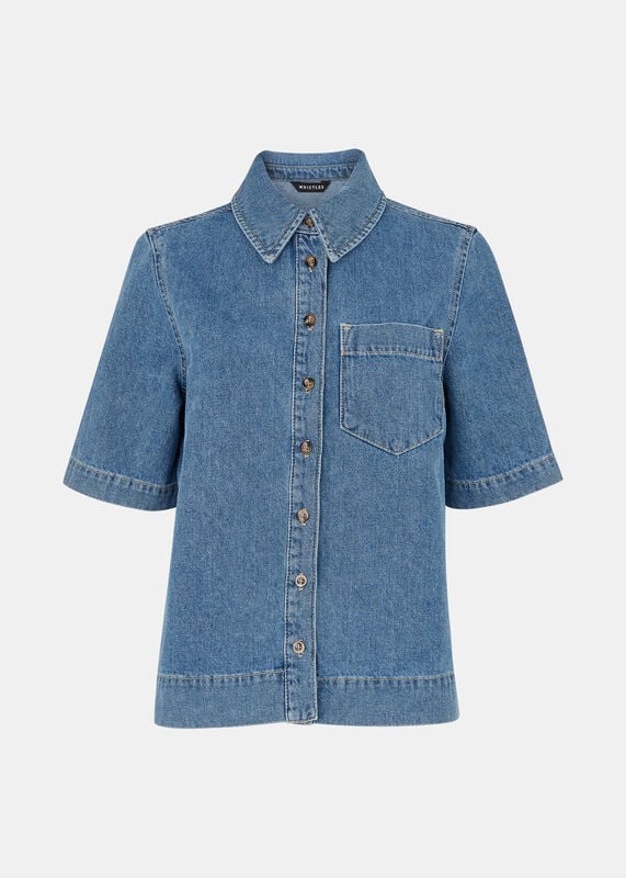 Jade Short Sleeve Denim Shirt