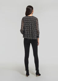 Belinda Geo Print Blouse