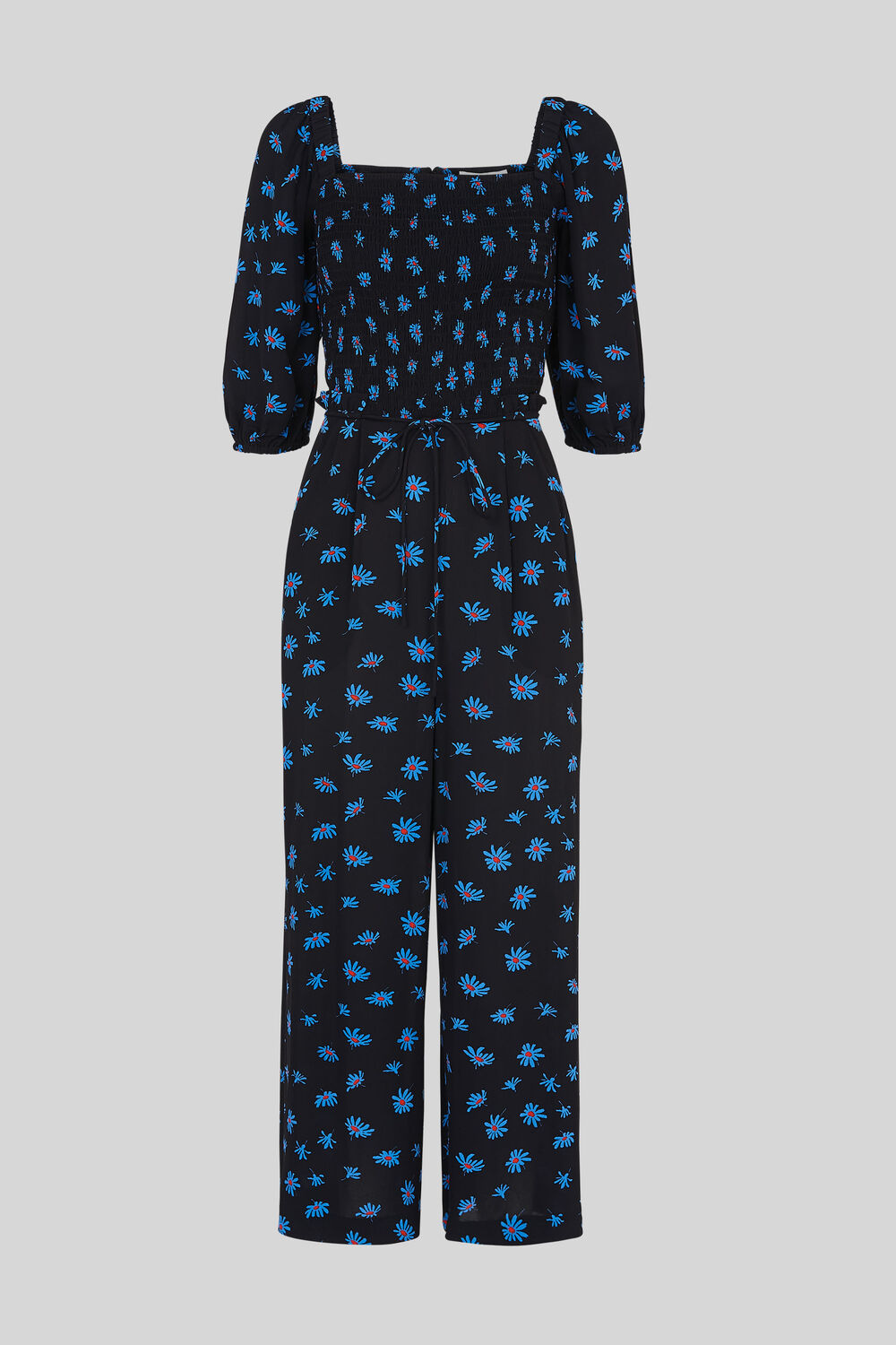 Scattered Daisy Klara Jumpsuit Black/Multi