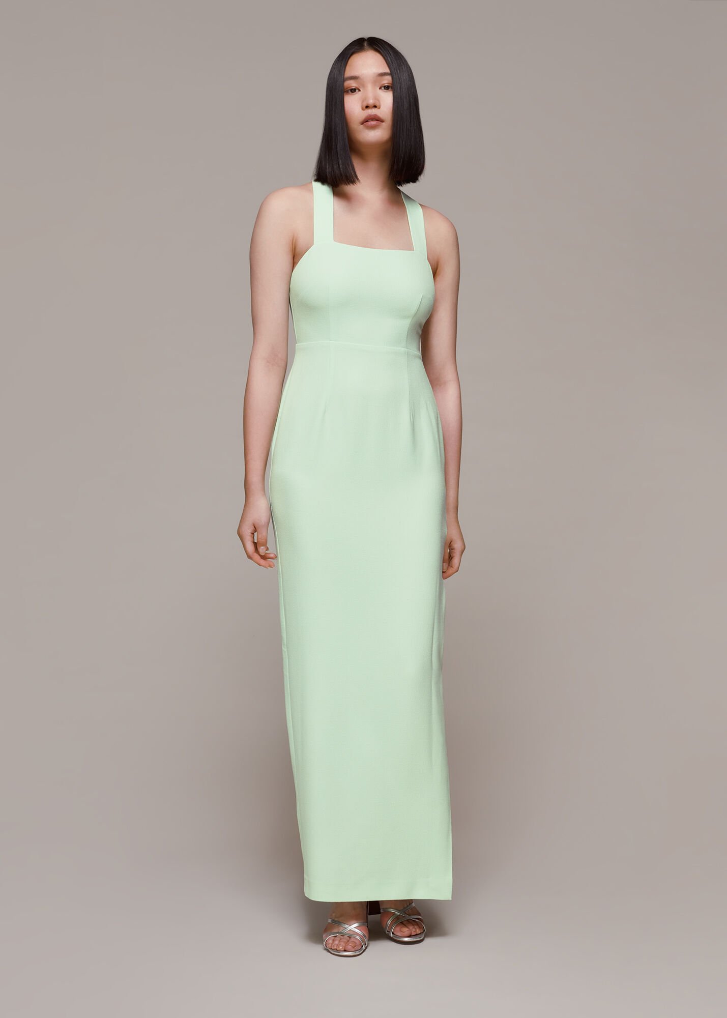 Mint flowy dress shop