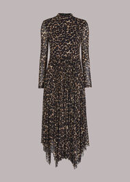 Smudge Animal Mesh Dress
