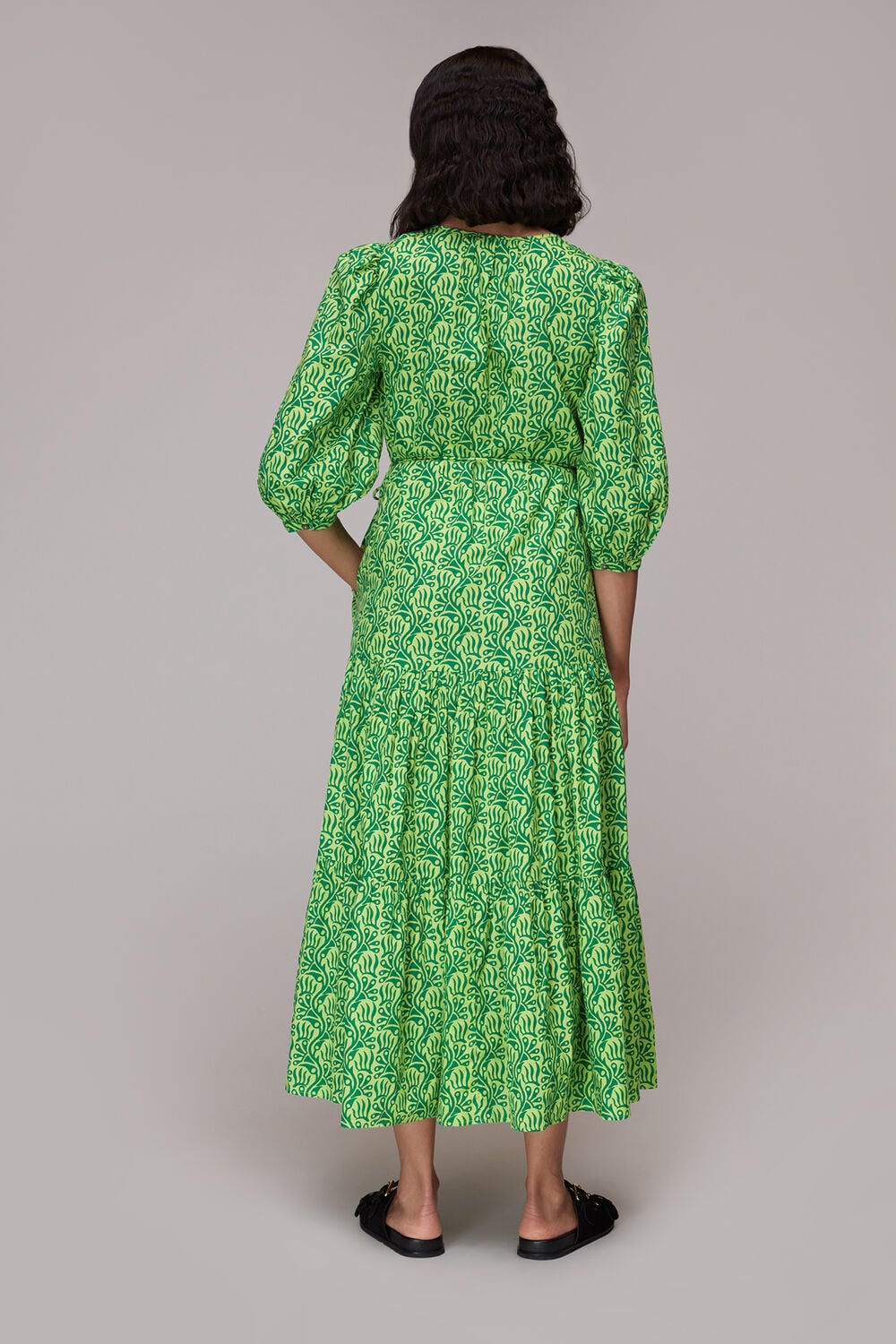 Climbing Vine Trapeze Dress