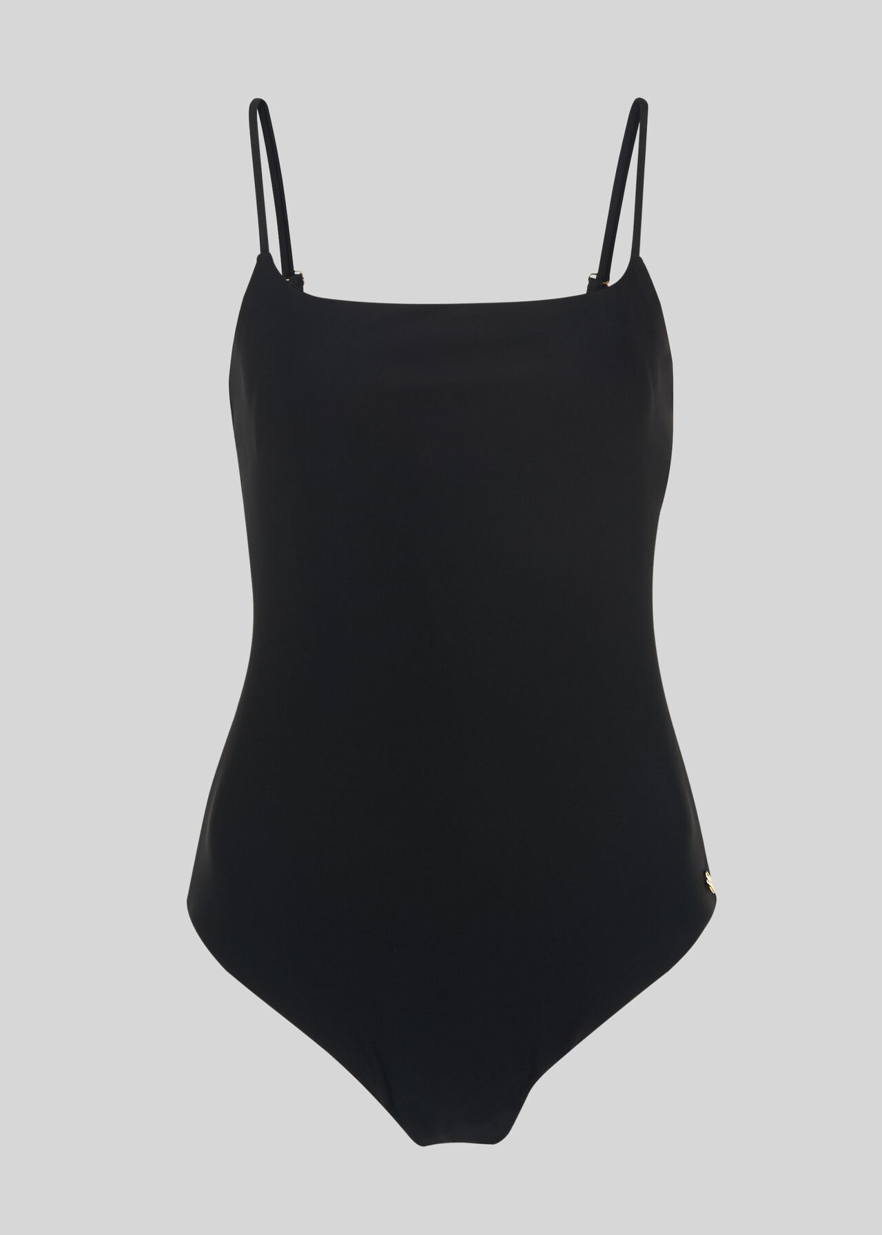 Mossimo Women's Strappy One Piece Swimsuit (X-Small, Black) at   Women's Clothing store