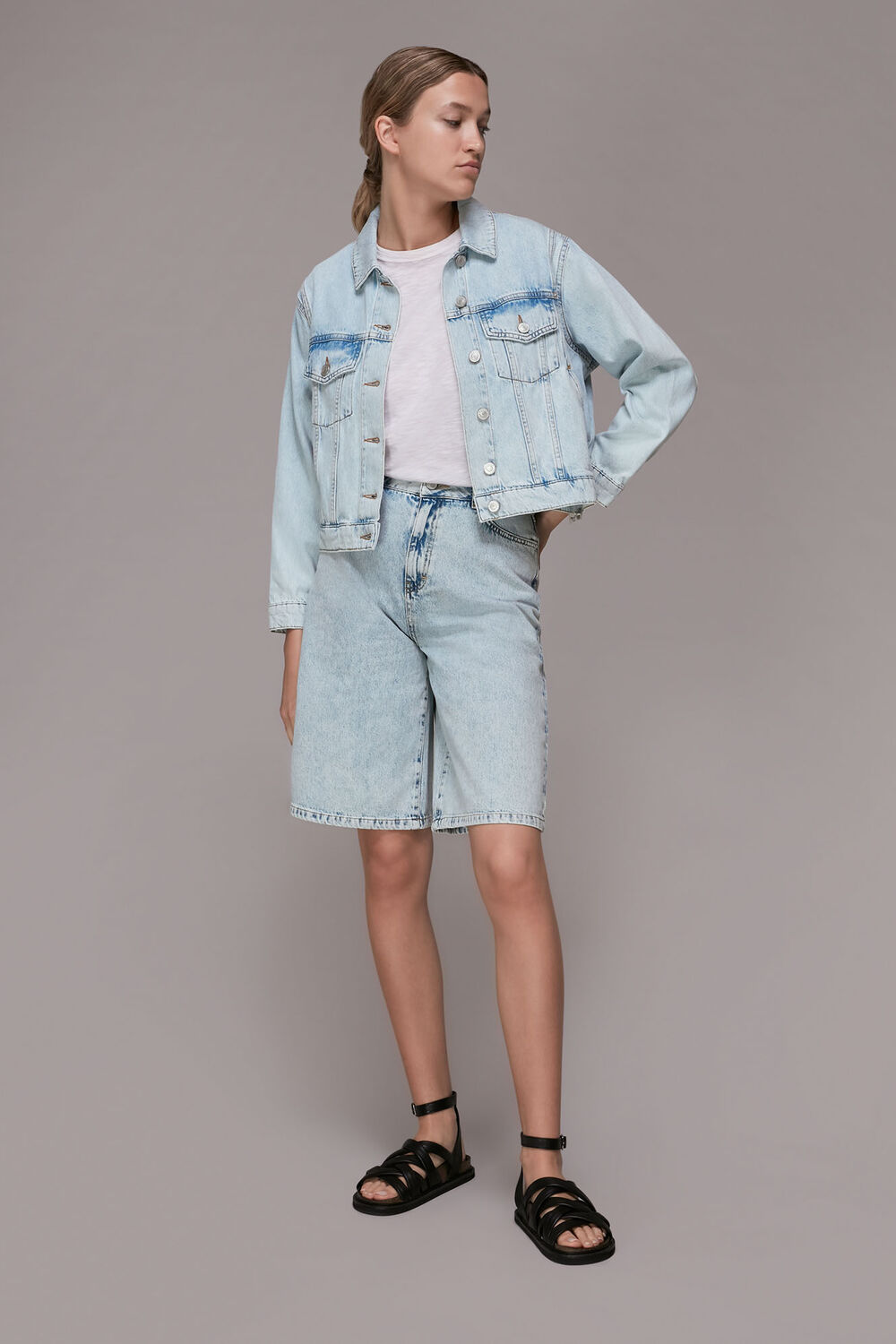 Acid Wash Classic Denim Jacket