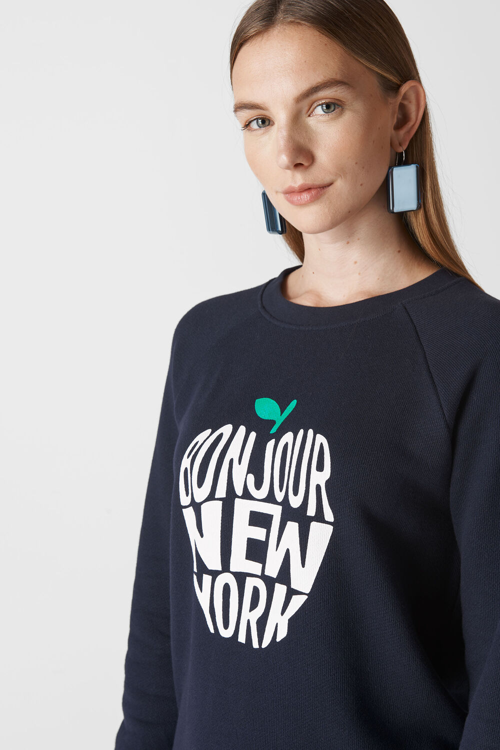 Bonjour New York Sweat Navy