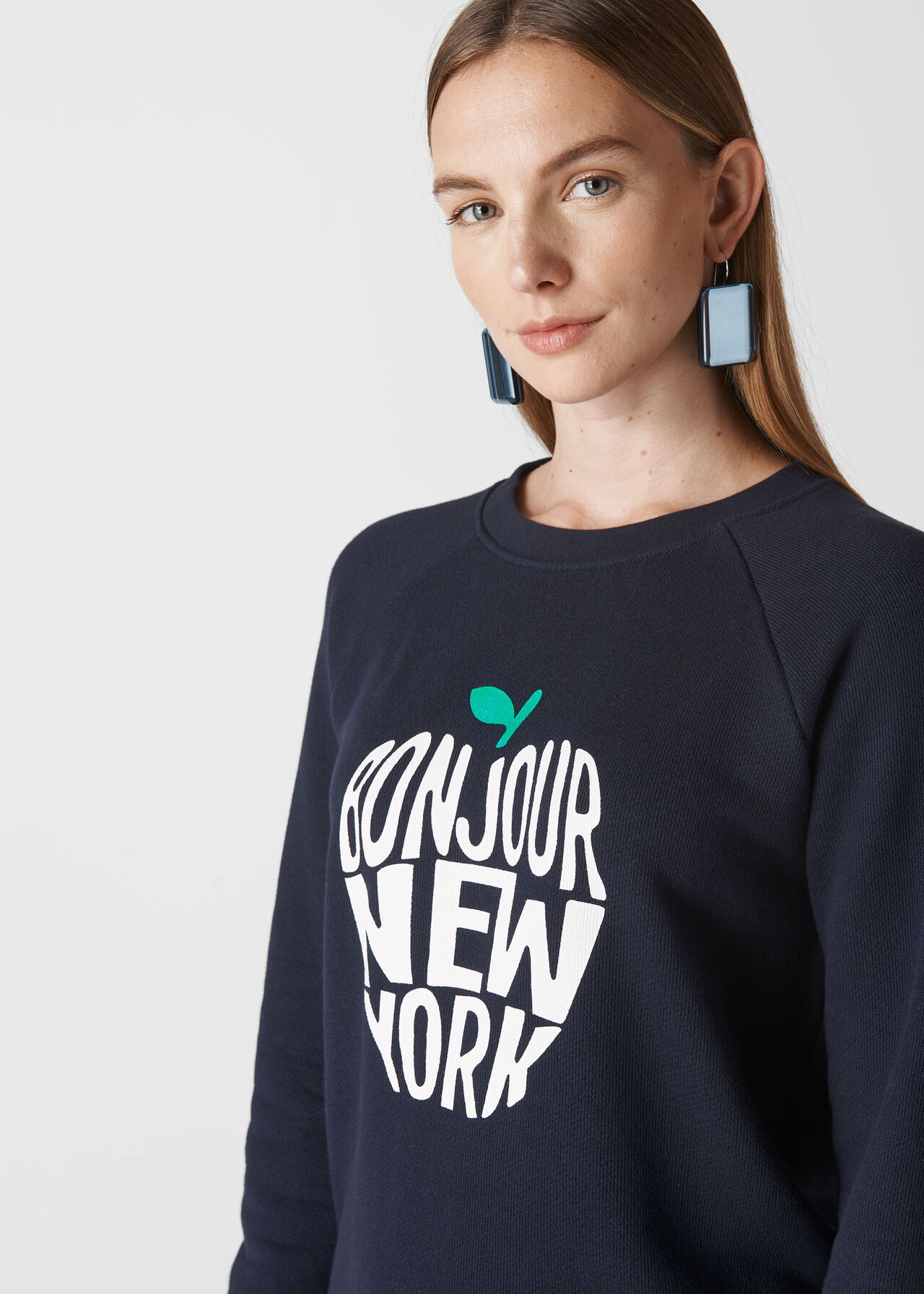 Bonjour New York Sweat Navy