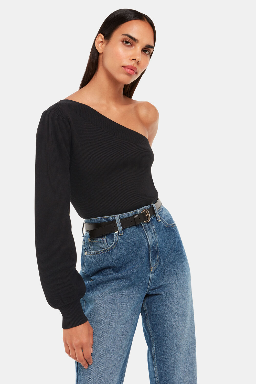 One Shoulder Knit