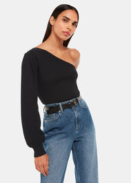 One Shoulder Knit
