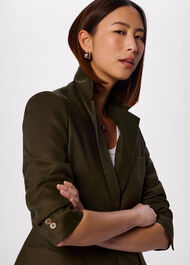 Relaxed Hopsack Blazer