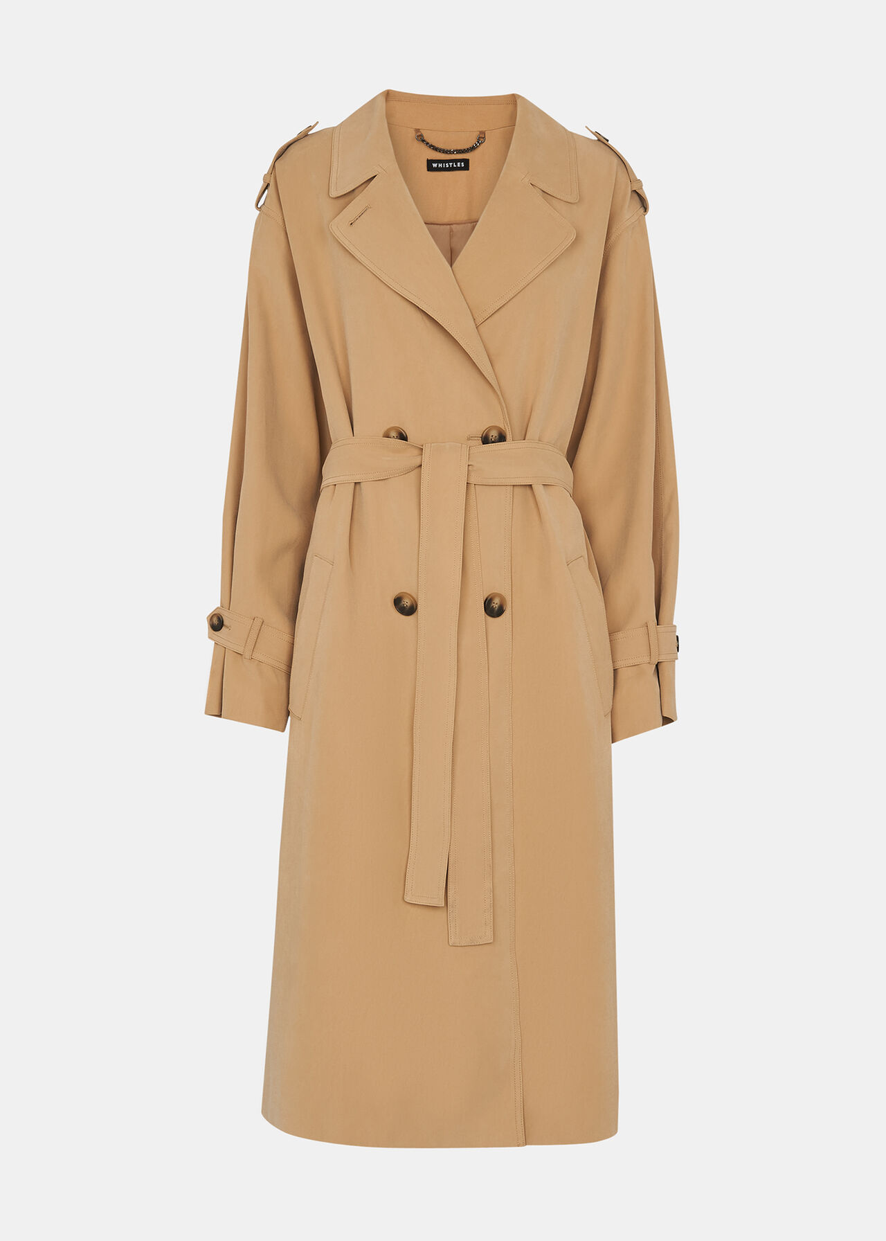 Neutral Riley Trench Coat | WHISTLES