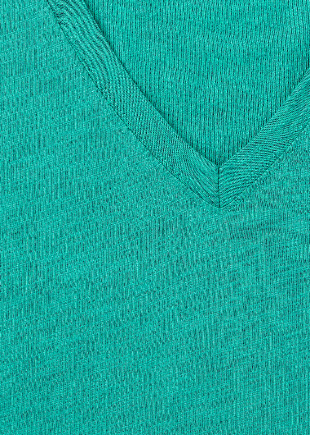 Willa V Neck Cap Sleeve Tee