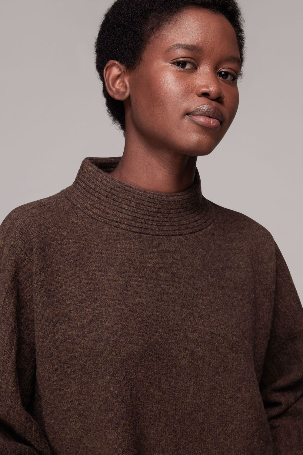 Ribbed Detail Knit Dress