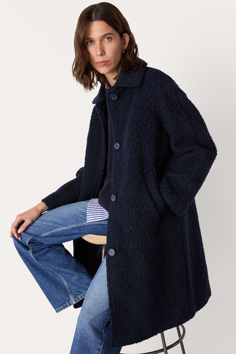 Romy Boucle Coat
