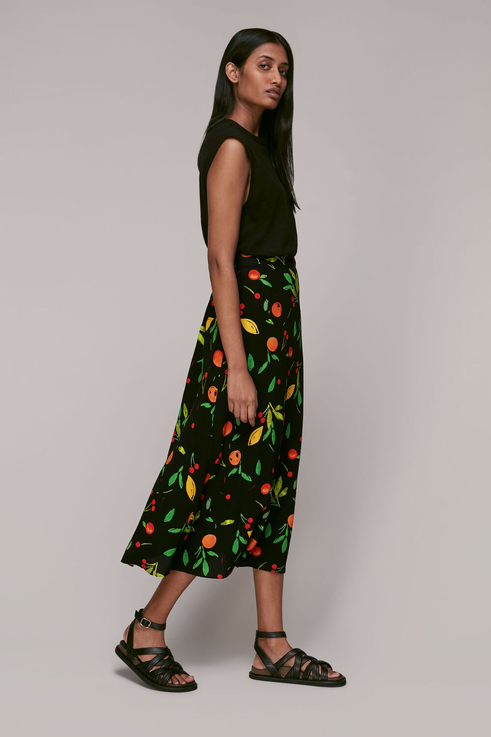 Fruit Print Skirt