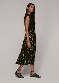 Fruit Print Skirt